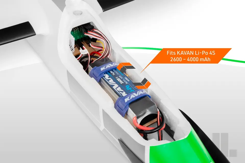 KAVAN Pulse 2200 V2 ARF - grün – Modellflugzentrum Schweiz