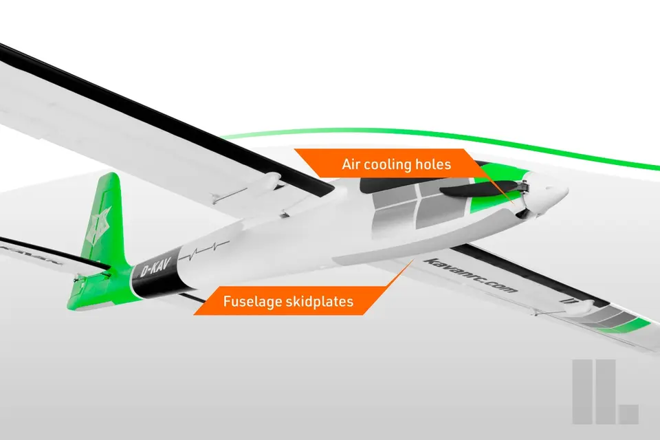 KAVAN Pulse 2200 V2 ARF - grün – Modellflugzentrum Schweiz