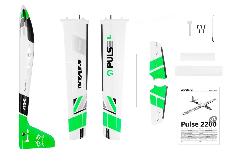 KAVAN Pulse 2200 V2 ARF - grün – Modellflugzentrum Schweiz