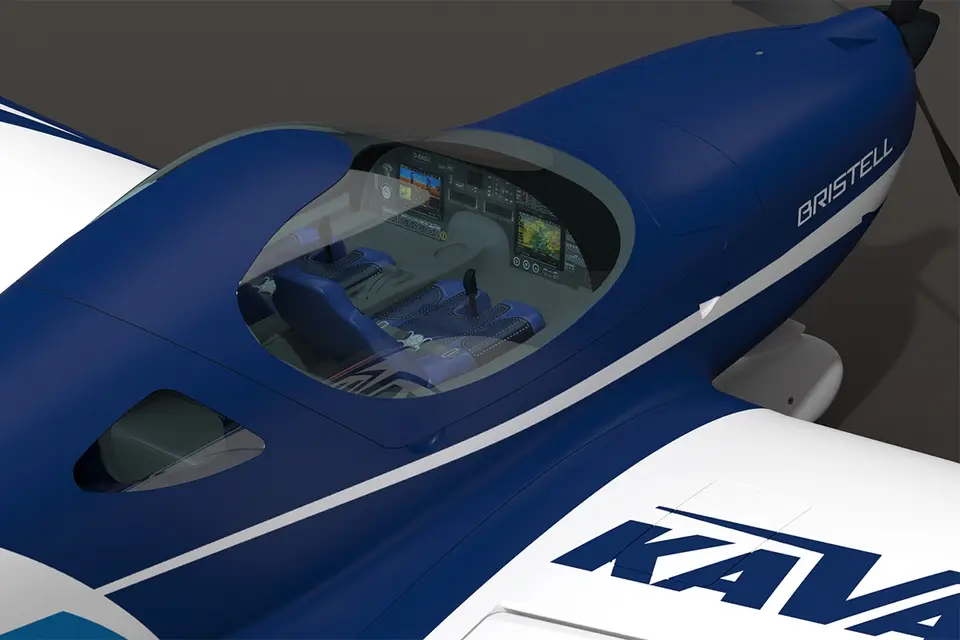 KAVAN Bristell B23 1600mm ARF - weiß – Modellflugzentrum Schweiz