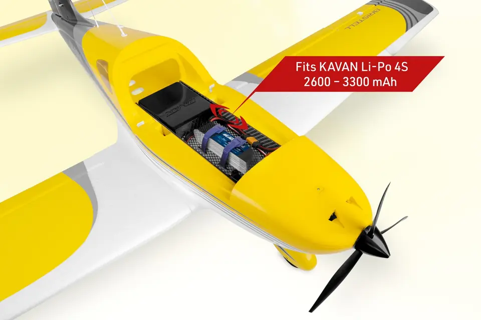 KAVAN Bristell B23 1600mm ARF - weiß – Modellflugzentrum Schweiz