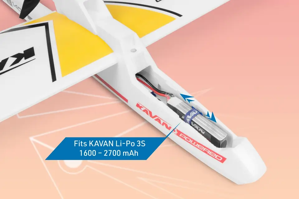 KAVAN Beta 1400 ARF - rot – Modellflugzentrum Schweiz