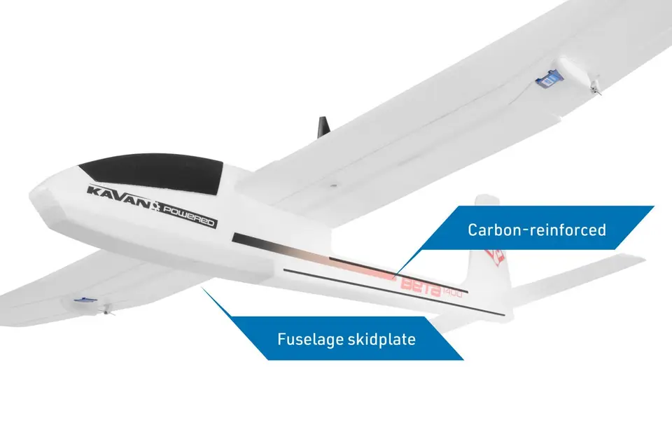 KAVAN Beta 1400 ARF - rot – Modellflugzentrum Schweiz