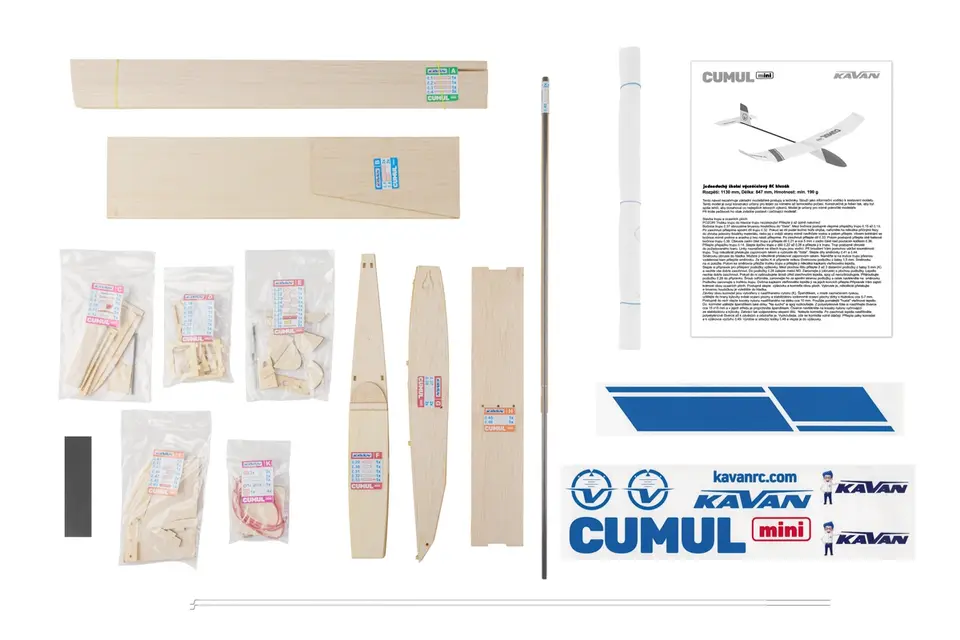 KAVAN Cumul MINI 1130mm Kit – Modellflugzentrum Schweiz