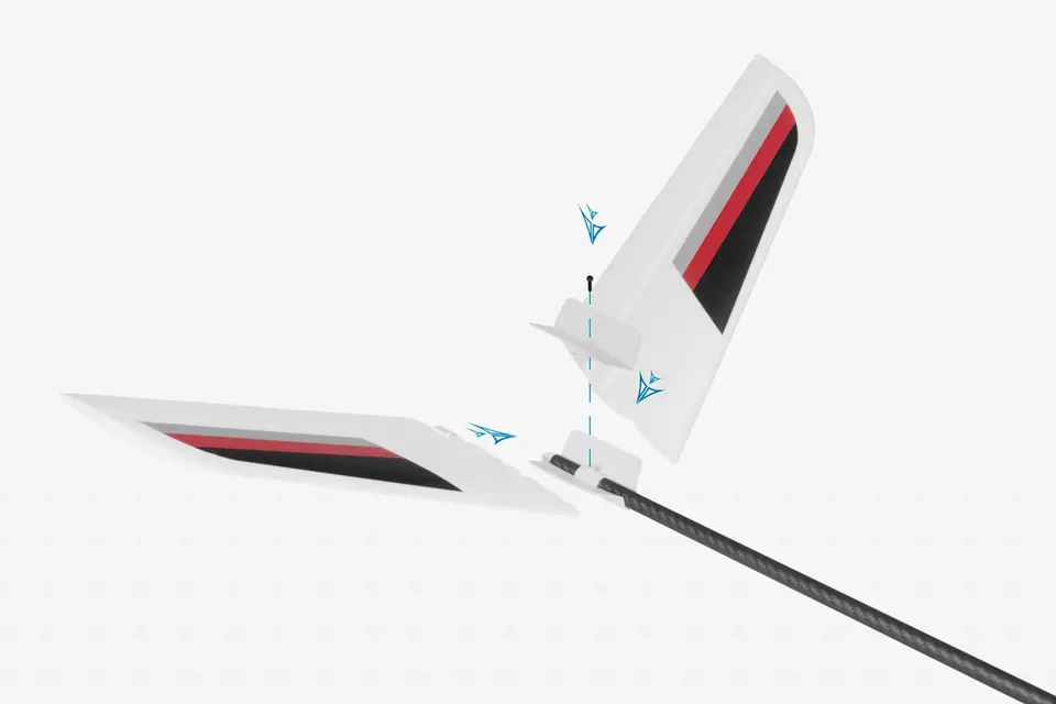 KAVAN Falke 1800mm ARF - rot – Modellflugzentrum Schweiz