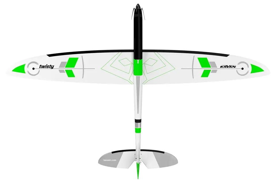 KAVAN Twisty 1512mm ARF - grün – Modellflugzentrum Schweiz