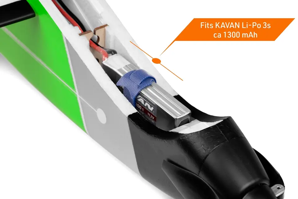 KAVAN Twisty 1512mm ARF - grün – Modellflugzentrum Schweiz