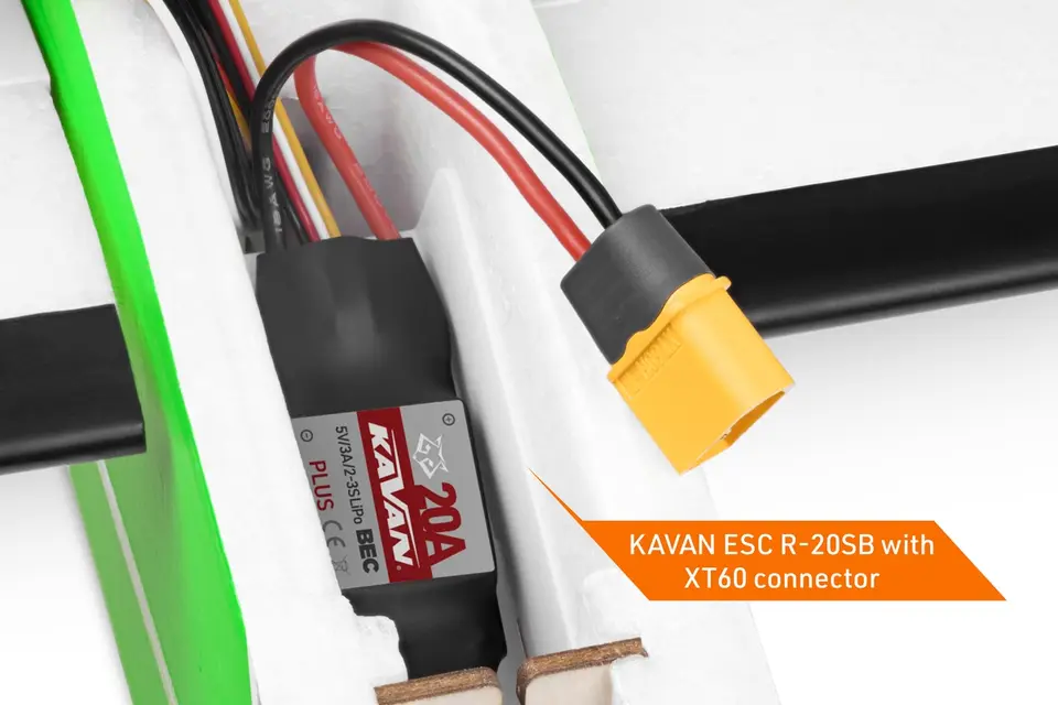 KAVAN Twisty 1512mm ARF - grün – Modellflugzentrum Schweiz