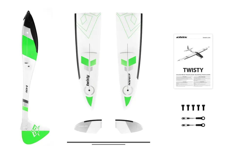 KAVAN Twisty 1512mm ARF - grün – Modellflugzentrum Schweiz