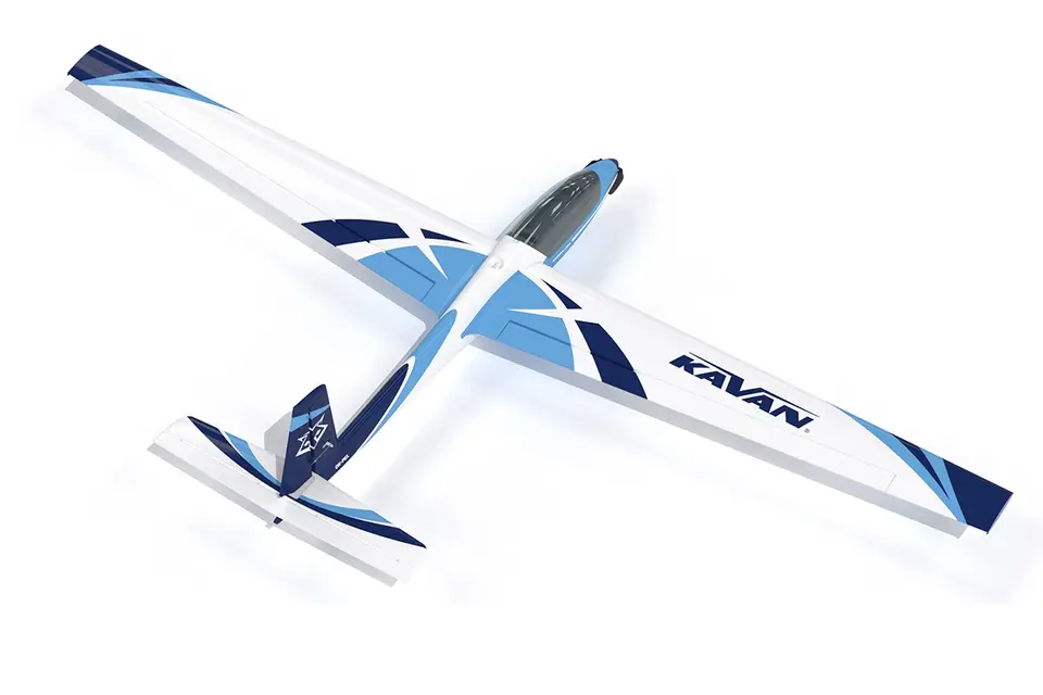 KAVAN Swift S-1 2400mm ARF - blau, mit R8 Vario Rx – Modellflugzentrum Schweiz