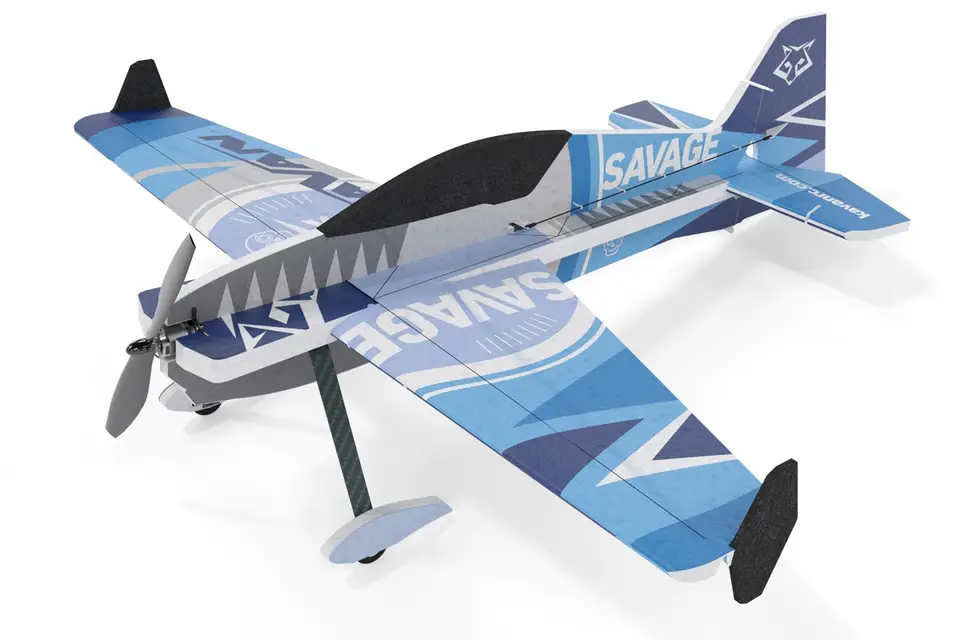KAVAN Savage Mini - blau - beschädigt – Modellflugzentrum Schweiz
