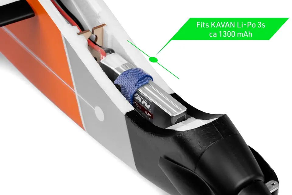 KAVAN Twisty 1512mm ARF - orange – Modellflugzentrum Schweiz