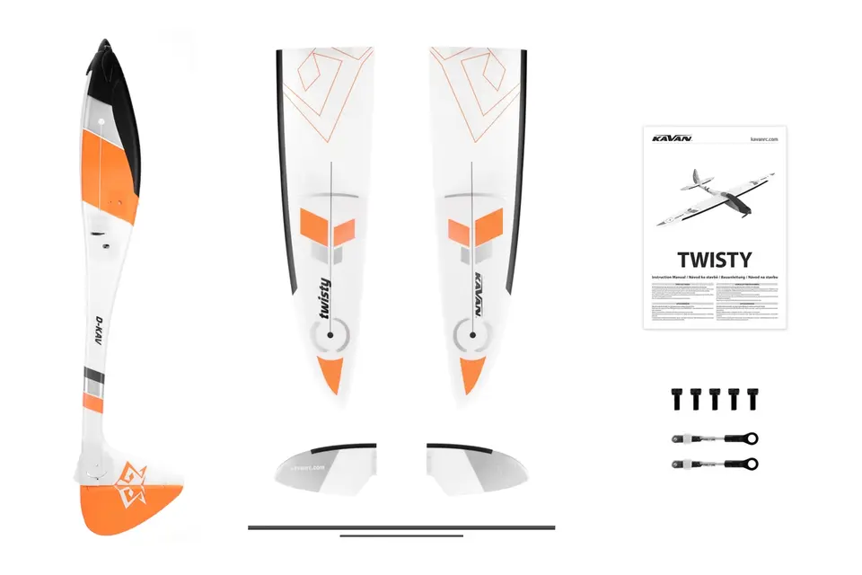 KAVAN Twisty 1512mm ARF - orange – Modellflugzentrum Schweiz