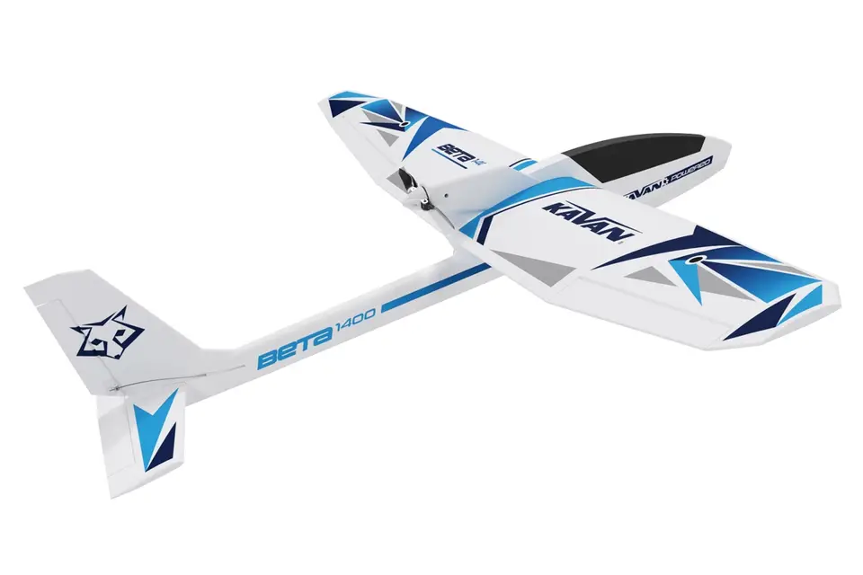KAVAN Beta 1400 ARF - blau, mit R6 Rx – Modellflugzentrum Schweiz