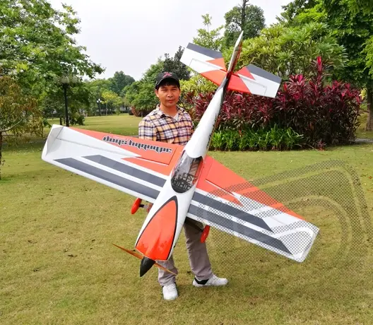 75" Edge 540 – Orange/Weiss 1,90 m von 3DHS – Modellflugzentrum Schweiz