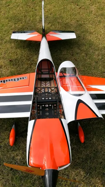 75" Edge 540 – Orange/Weiss 1,90 m von 3DHS – Modellflugzentrum Schweiz