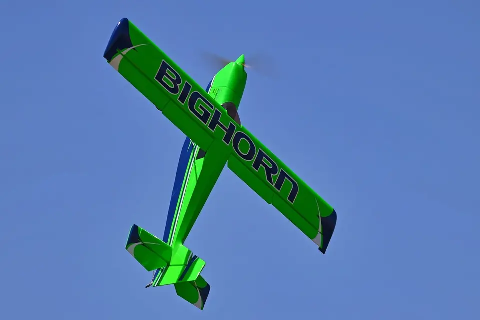 100" Bighorn ARF - gelb 2,54 m von OMP Hobby – Modellflugzentrum Schweiz