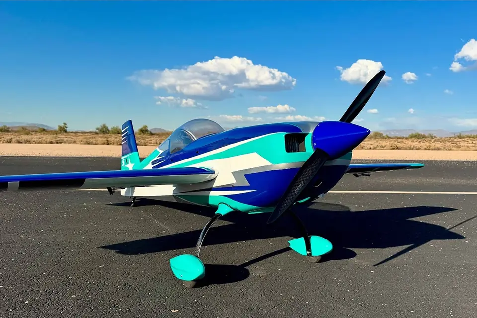 103" Extra SX ARF - Blau 2,61m von AJ Aircraft – Modellflugzentrum Schweiz
