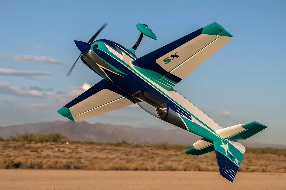 103" Extra SX ARF - Blau 2,61m von AJ Aircraft – Modellflugzentrum Schweiz
