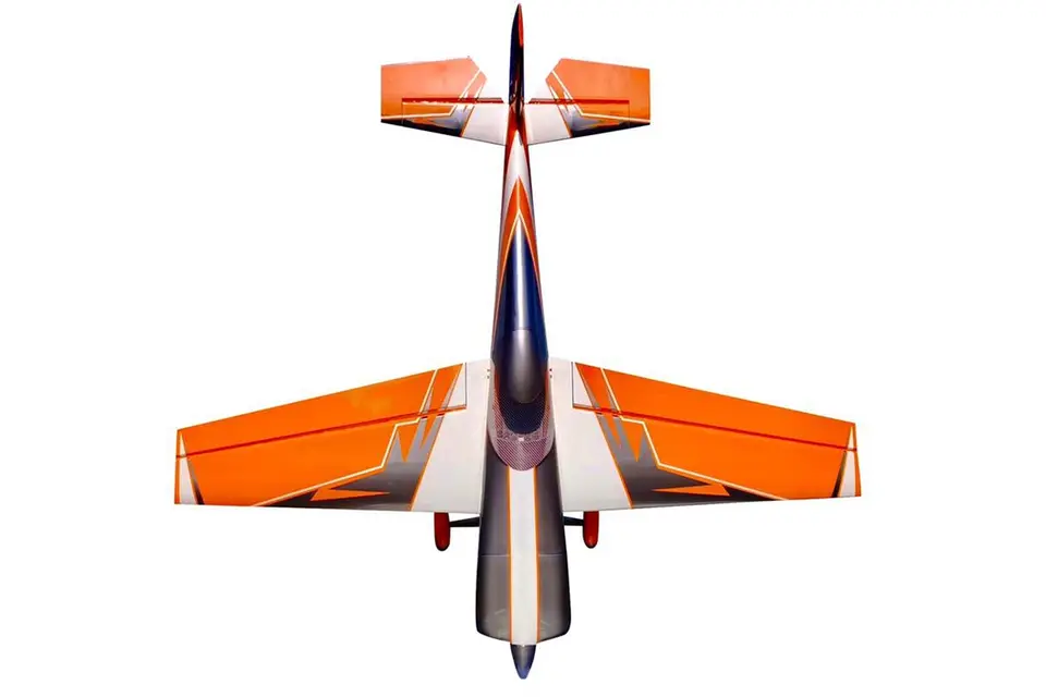 103" Laser V3 2610 mm 120 cm3 Orange-Grau von Pilot RC – Modellflugzentrum Schweiz