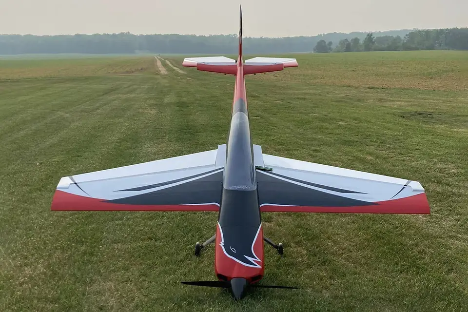 106" Raven DT ARF – rot/schwarz von AJ Aircraft – Modellflugzentrum Schweiz