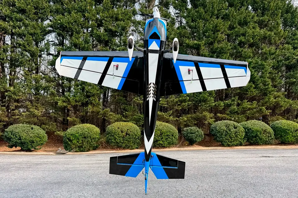 49" Extra NG Blau/Weiss 1,24m von Extreme Flight – Modellflugzentrum Schweiz