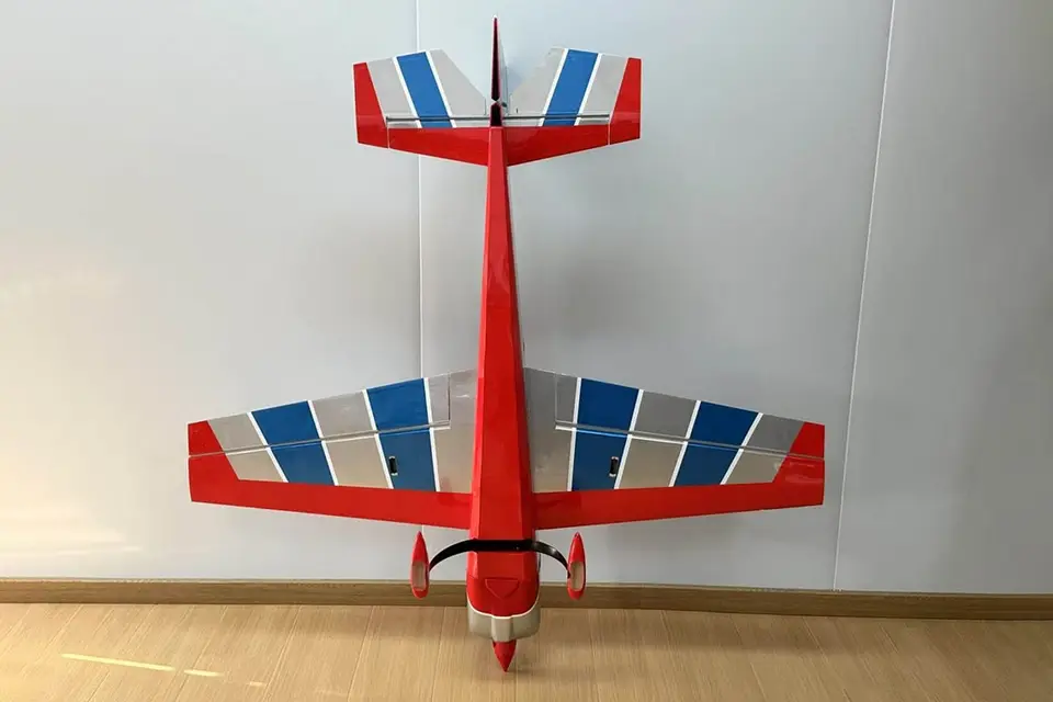 60" Extra NG 1524 mm Rot-Blau-Silber von Pilot RC – Modellflugzentrum Schweiz