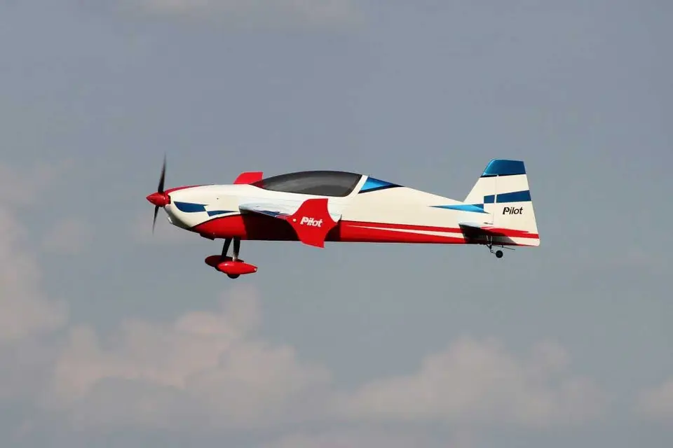 60" Extra NG 1524 mm Rot-Blau-Weiss von Pilot RC – Modellflugzentrum Schweiz
