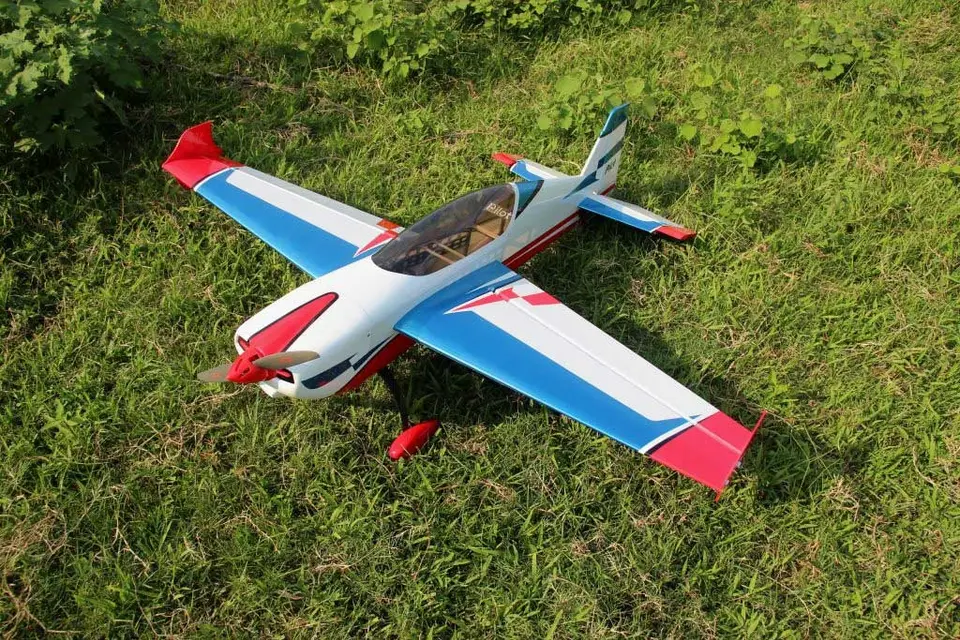 60" Extra NG 1524 mm Rot-Blau-Weiss von Pilot RC – Modellflugzentrum Schweiz