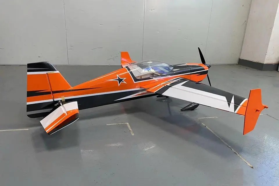 61" Raven DT ARF – orange/schwarz von AJ Aircraft – Modellflugzentrum Schweiz