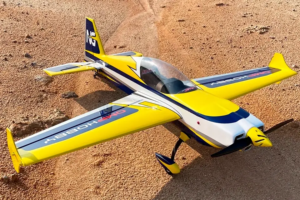67" Extra NG ARF - Goldene 1,7m von OMP Hobby – Modellflugzentrum Schweiz