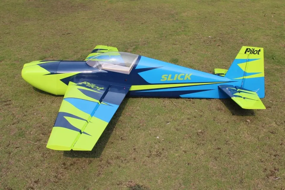 67" Slick 1702 mm Grün-Blau von Pilot RC – Modellflugzentrum Schweiz