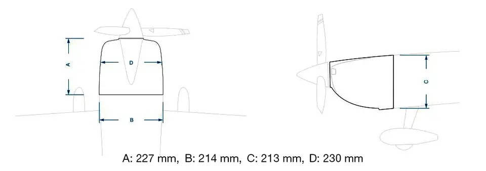 67" Slick 1702 mm Grün-Blau von Pilot RC – Modellflugzentrum Schweiz