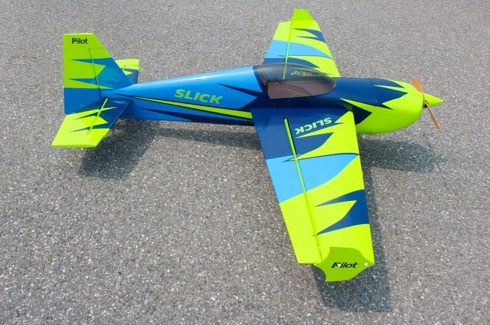 74" Slick 1880 mm Grün-Blau von Pilot RC – Modellflugzentrum Schweiz