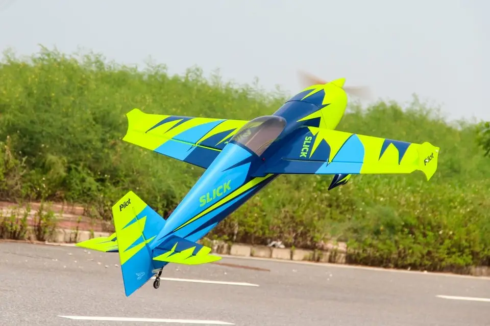 74" Slick 1880 mm Grün-Blau von Pilot RC – Modellflugzentrum Schweiz