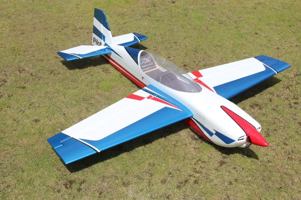 78" Extra NG (1,97m) 35cm3 Rot-Blau-Weiss von Pilot RC – Modellflugzentrum Schweiz