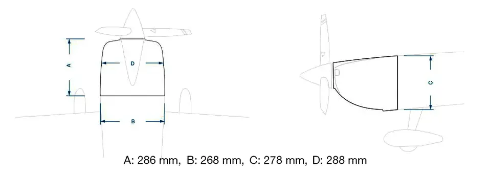84" Slick 2133 mm Grün-Blau von Pilot RC – Modellflugzentrum Schweiz