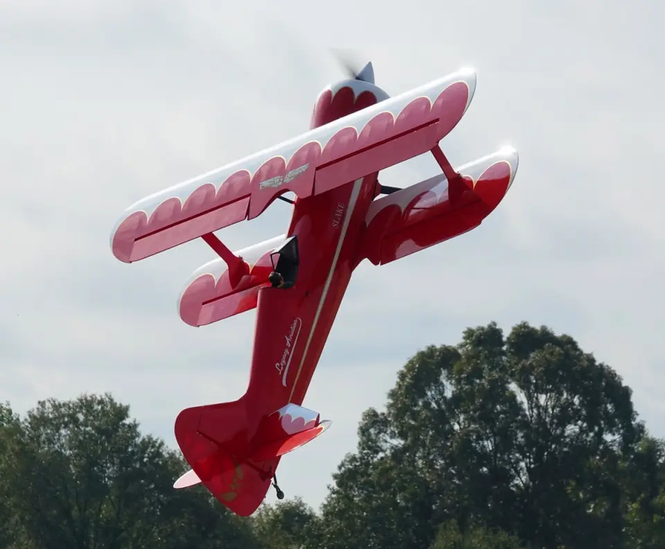 85" Muscle Bipe – Rot/Weiss 2,16 m von Legacy Aviation – Modellflugzentrum Schweiz