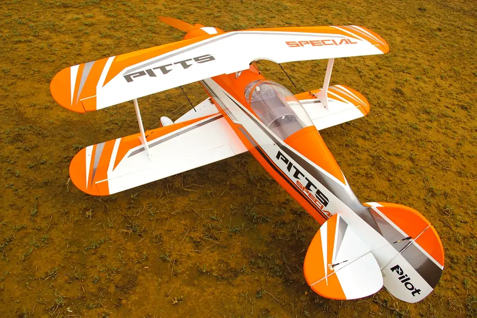 87" Pitts S2B Orange (2,2 m) von Pilot RC – Modellflugzentrum Schweiz