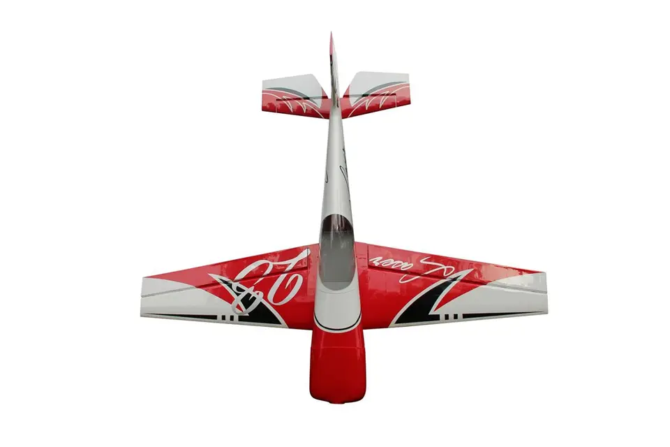 88" Laser 2240mm 60cc Rot-Weiss - Ausgepackt von Pilot RC – Modellflugzentrum Schweiz