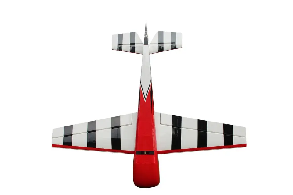 88" Laser 2240mm 60cc Rot-Weiss - Ausgepackt von Pilot RC – Modellflugzentrum Schweiz
