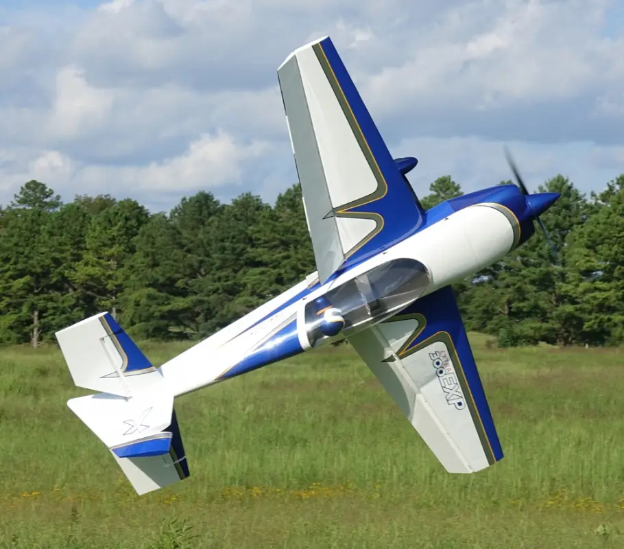 91" Extra 300 V2 EXP – Blau/Weiss 2,31 m von Extreme Flight – Modellflugzentrum Schweiz