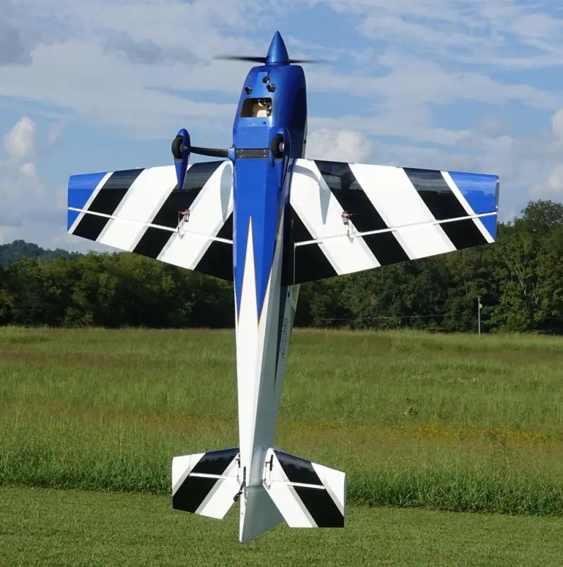 91" Extra 300 V2 EXP – Blau/Weiss 2,31 m von Extreme Flight – Modellflugzentrum Schweiz