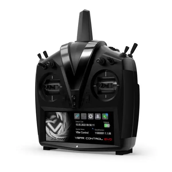 VBar Control EVO+, schwarz matt von Mikado Model Helicopters – Modellflugzentrum Schweiz