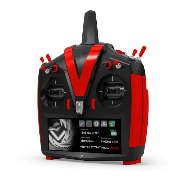 VBar Control EVO+, schwarz-rot von Mikado Model Helicopters – Modellflugzentrum Schweiz