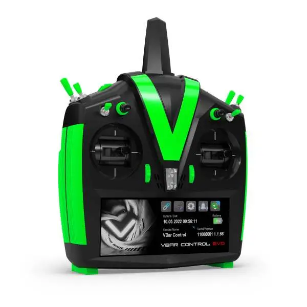 VBar Control EVO+, schwarz-grün von Mikado Model Helicopters – Modellflugzentrum Schweiz