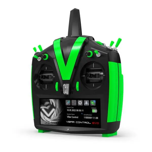 VBar Control EVO+, schwarz-grün von Mikado Model Helicopters – Modellflugzentrum Schweiz