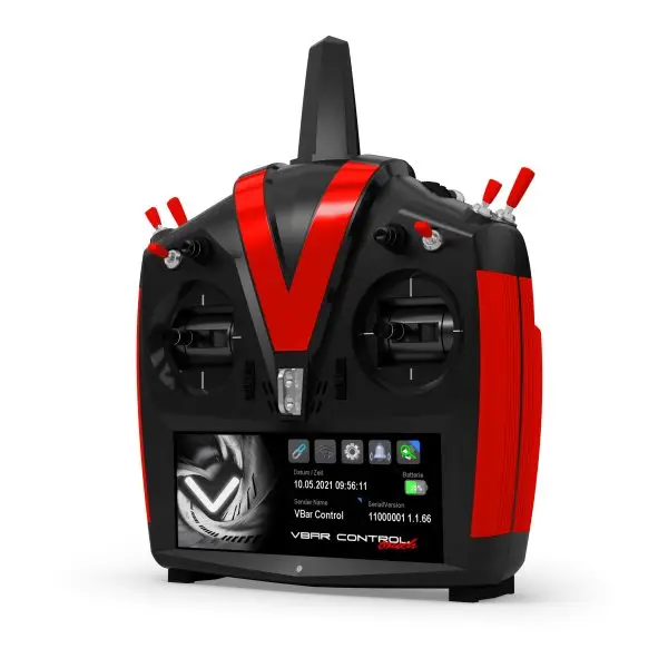 VControl Touch/VStabi EVO VLink Combo, schwarz-rot von Mikado Model Helicopters – Modellflugzentrum Schweiz