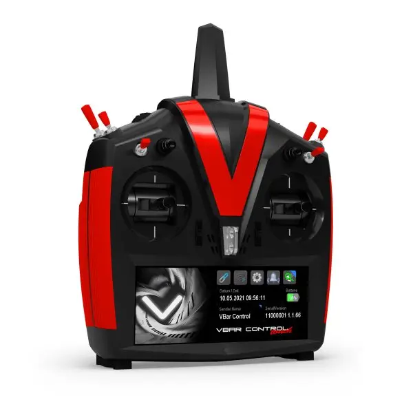 VControl Touch/VStabi EVO VLink Combo, schwarz-rot von Mikado Model Helicopters – Modellflugzentrum Schweiz