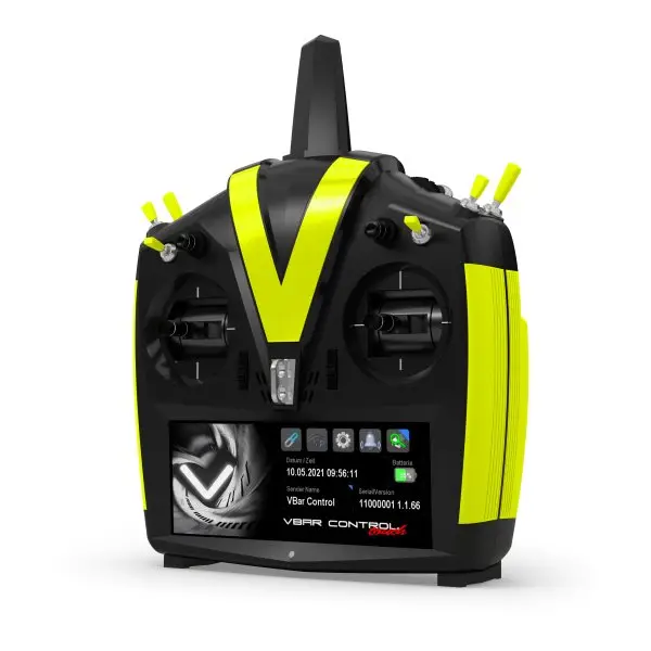 VControl Touch/VStabi EVO VLink Combo, schwarz-neon-gelb von Mikado Model Helicopters – Modellflugzentrum Schweiz